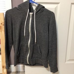 Plain Dark Grey Hoodie